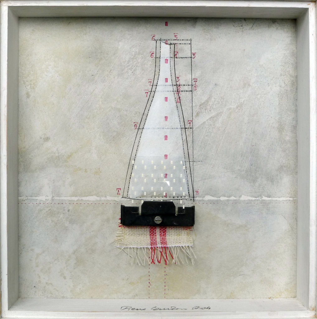 Pierre Courtois - Sans titre - Boîte techniques mixtes - 21 x 21 x 5 cm - 2004