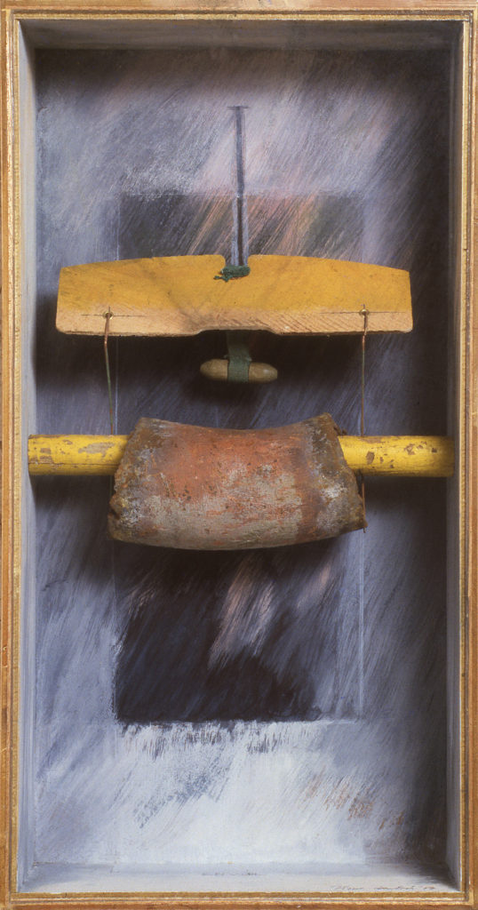 Pierre Courtois · Envol · Boîte, technique mixte, 60 x 30 x 11 · 1987