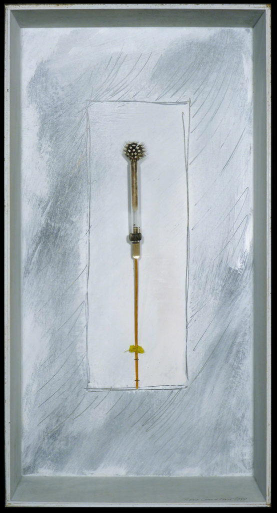 Pierre Courtois · Sans titre · Boîte, technique mixte · 60 x 30 x 11 cm · 1988