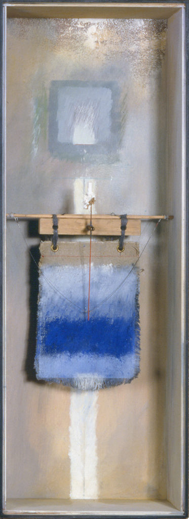 Pierre Courtois · Sans titre · Boîte, technique mixte · 90 x 30 x 11 cm · 1988