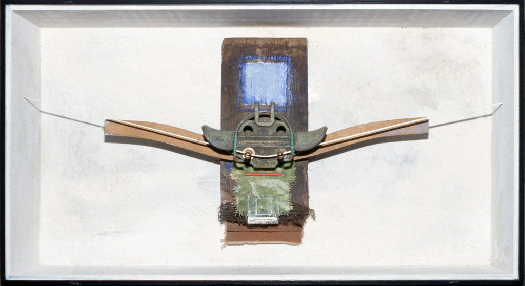 Pierre Courtois · Sans titre · Boîte, technique mixte, 30 x 60 x 11 · 1990