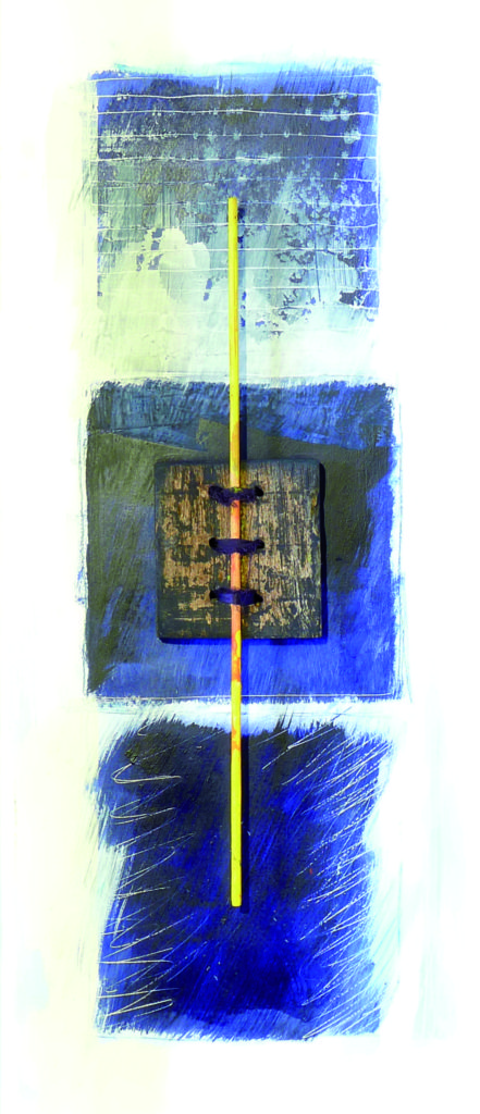 Pierre Courtois · Sans titre · Boîte, technique mixte, détail, 90 x 30 x 11 · 1991