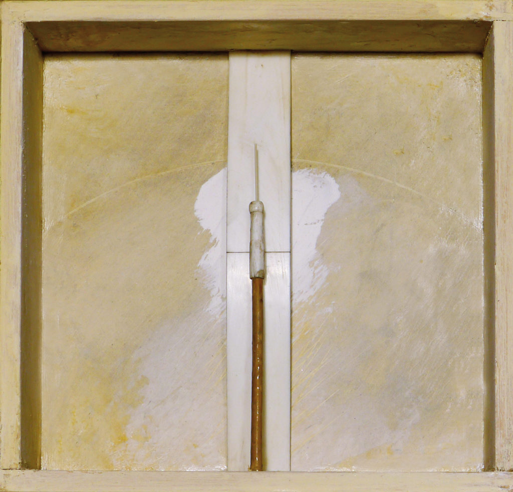Pierre Courtois · Sans titre · Boîte, technique mixte, 11 x 11 x 4 cm · 1993