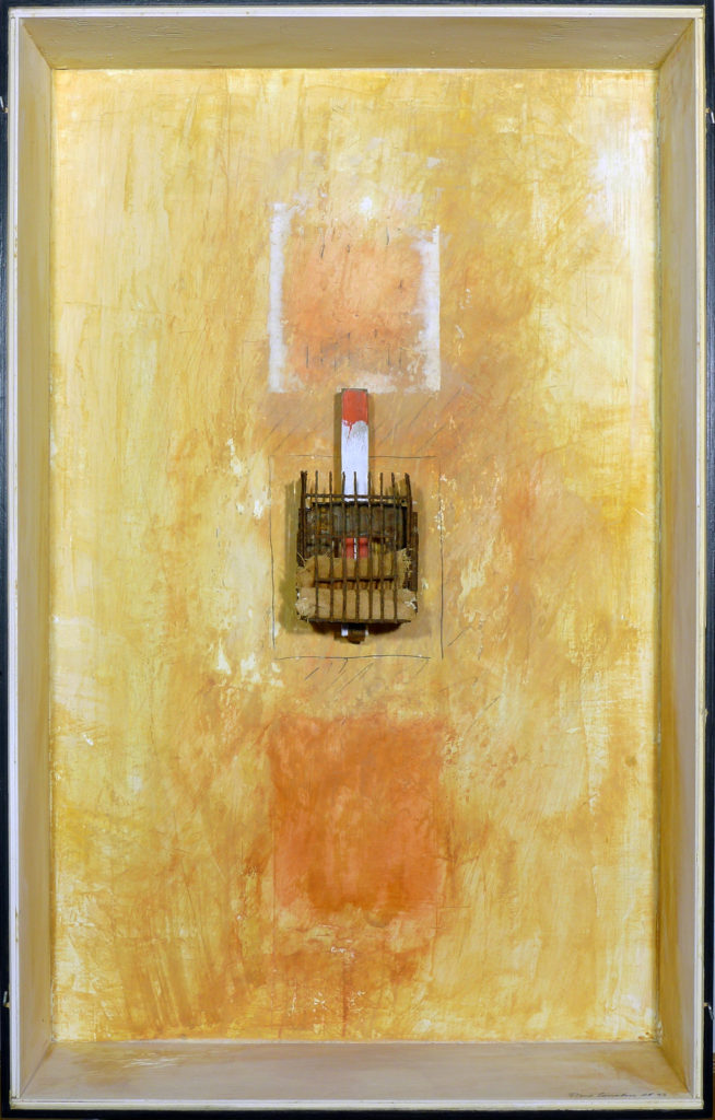 Pierre Courtois · Sans titre · Boîte, technique mixte, 75 x 45 x 11 cm · 1993