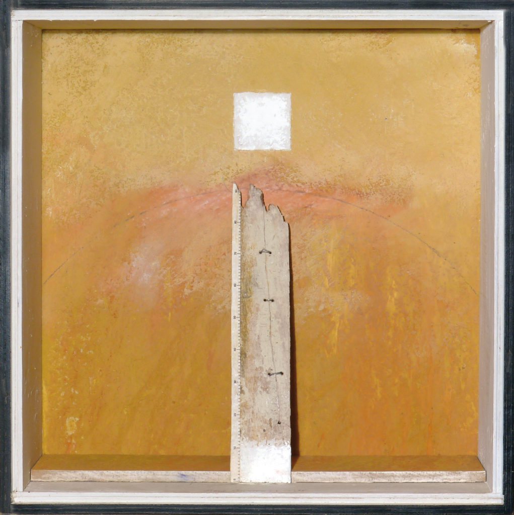 Pierre Courtois · Sans titre · Boîte, technique mixte, 33 x 33 x 11 cm · 1995