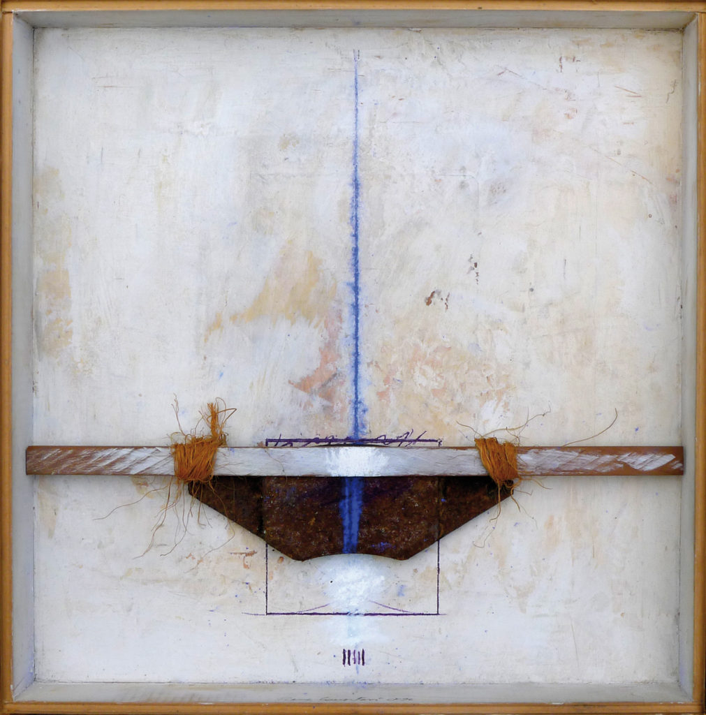 Pierre Courtois · Sans titre · Boîte, technique mixte, 30 x 30 x 4 cm · 1996