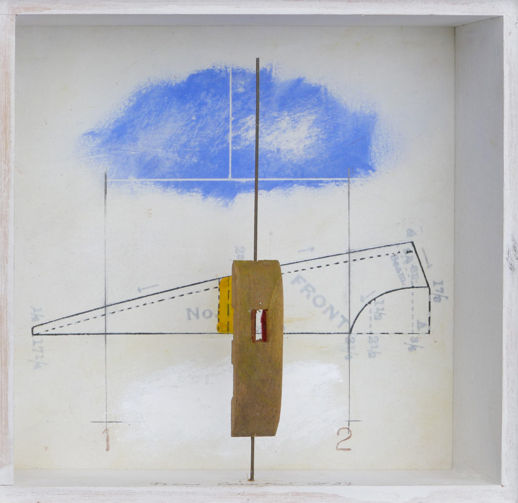 Pierre Courtois - Boîte sans titre, technique mixte - 15 x 15 x 4 cm - 1997