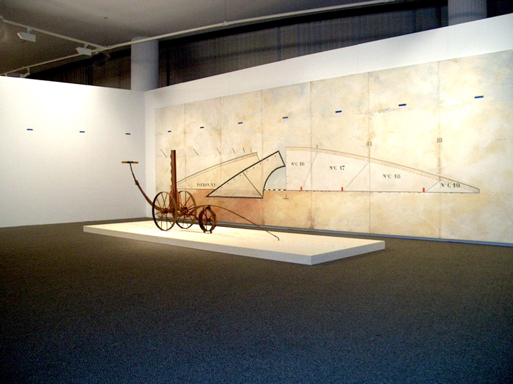 Pierre Courtois - Nature-couture – Installation Maison de la Culture, Namur (B) - 2002