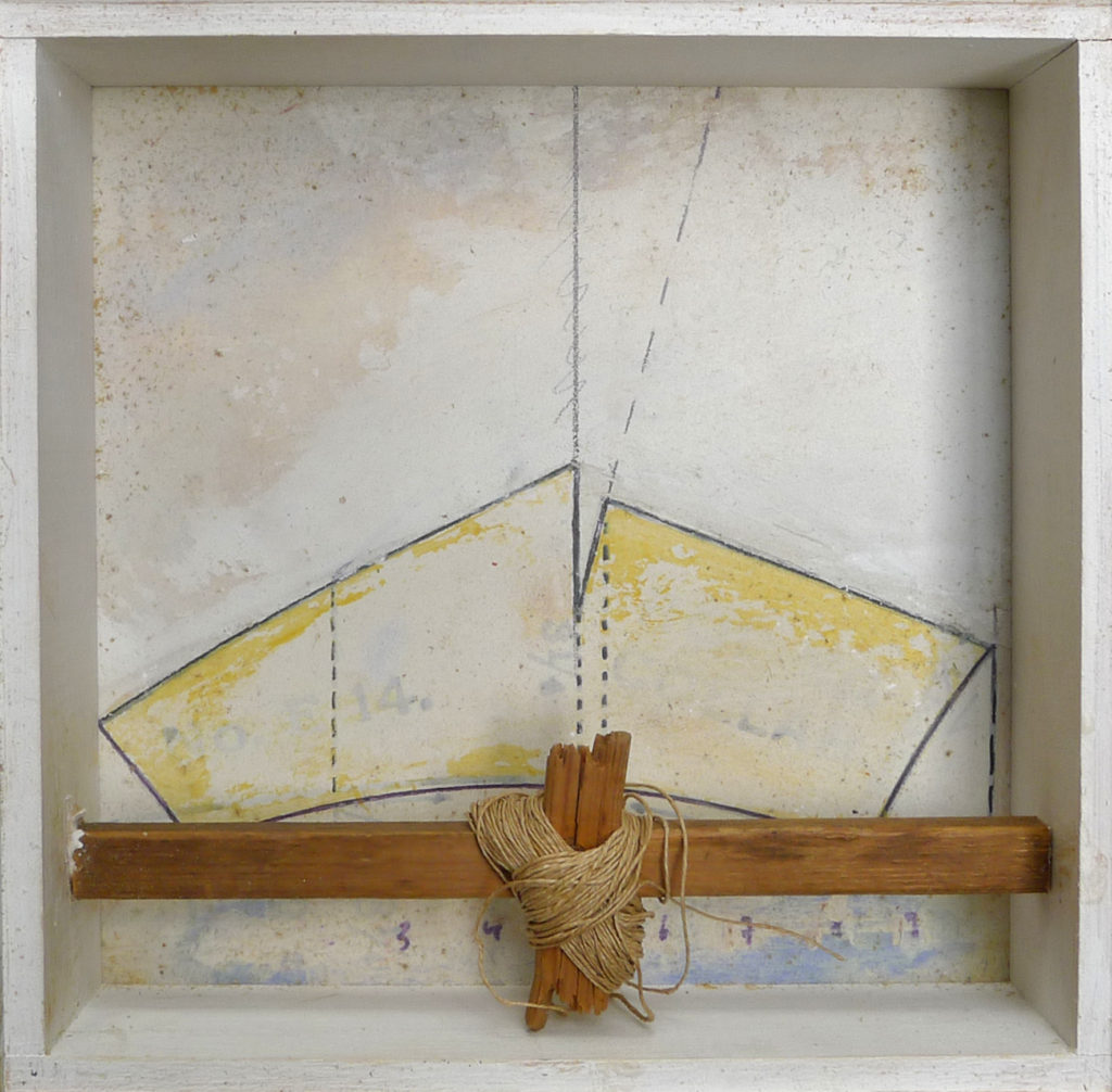 Pierre Courtois · Sans titre · Boîte, technique mixte, 15 x 15 x 4 cm · 1999