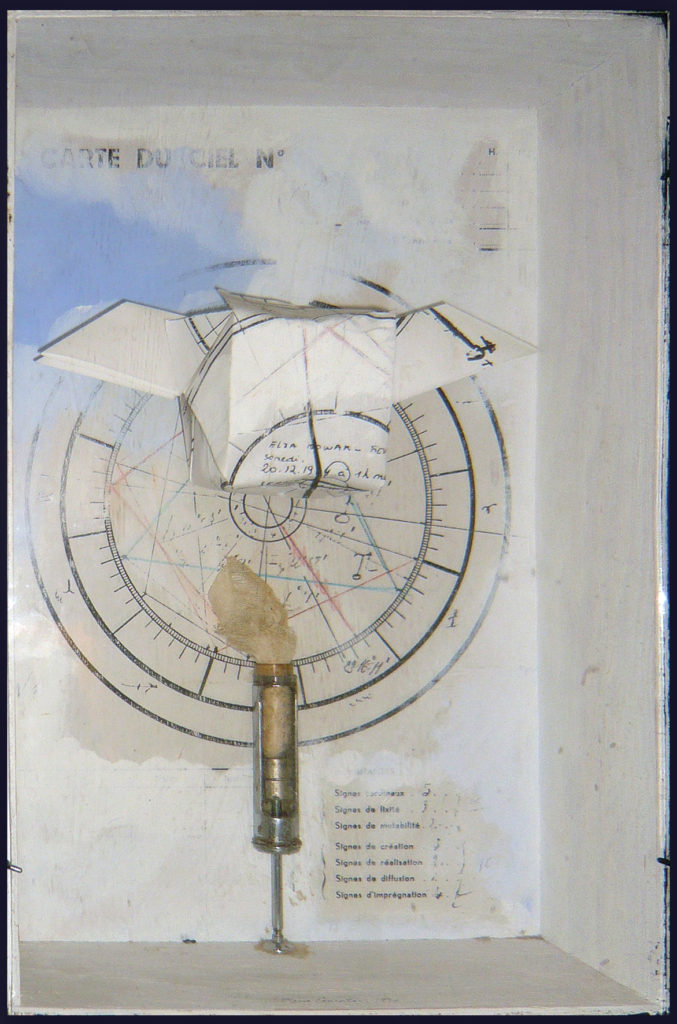 Pierre Courtois · Sans titre · Boîte, technique mixte, détail, 45 x 30 x 11 · 1990