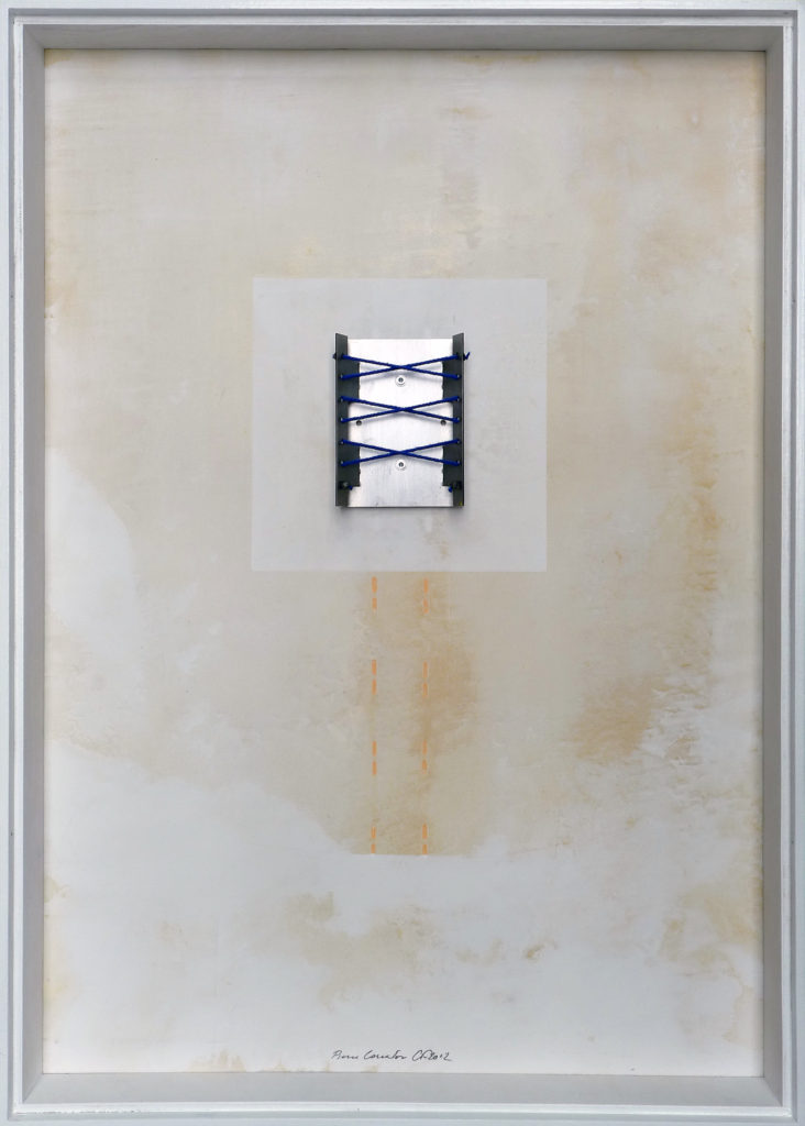 Pierre Courtois – Sans titre - Boîte, techniques mixtes et métal – 65 x 46 x 5 cm - 2012