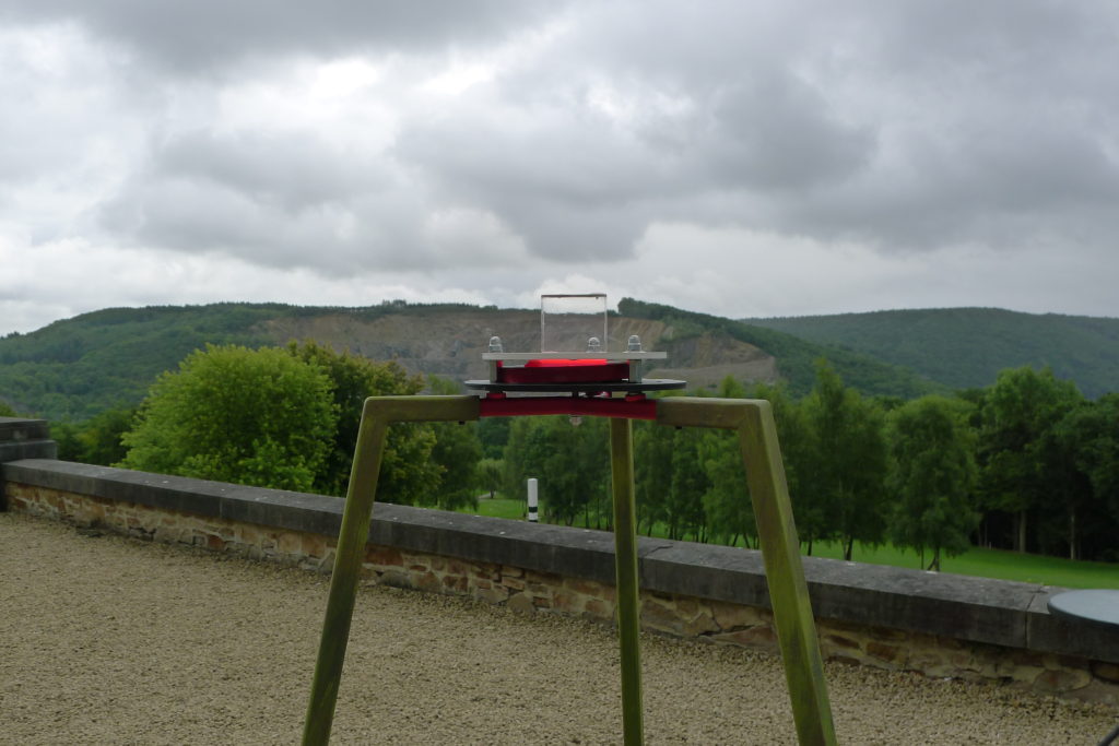 Pierre Courtois. Fore, dioptra –Sculptures in situ - Green Art Rougemont - Golf de Rougemont, Profondeville (BE) - 2017