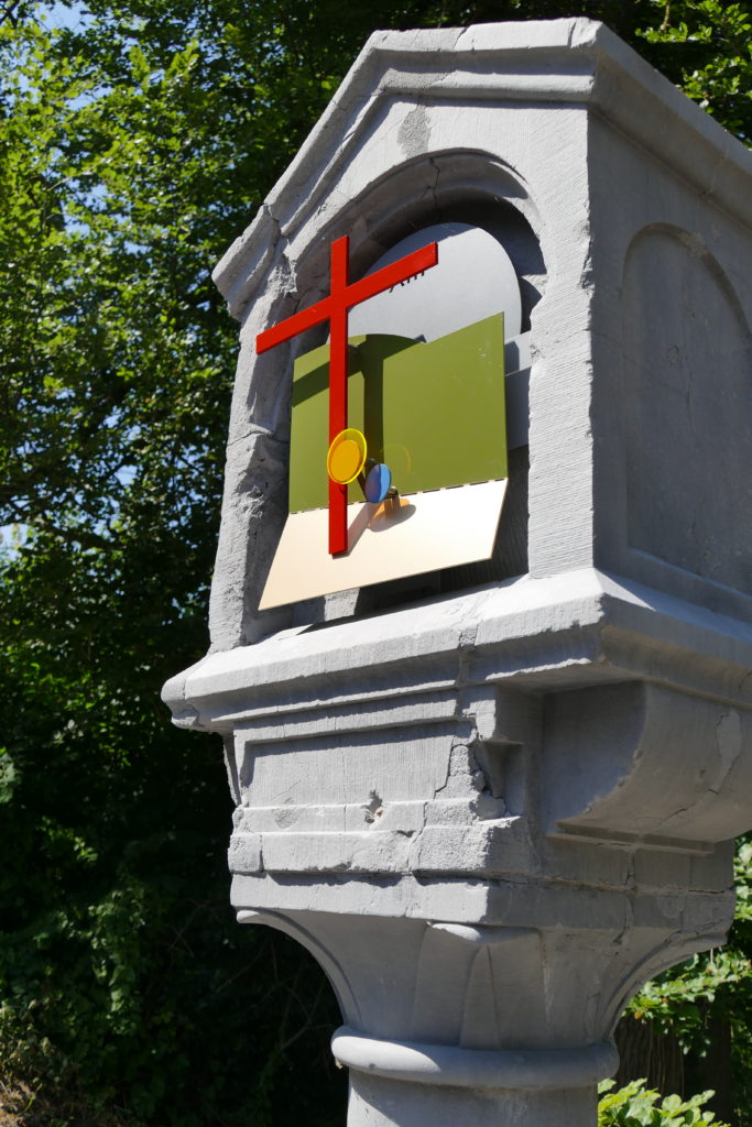 Pierre Courtois - Chemin de Croix – Installation à Celles ( Houyet) (B) - 2018