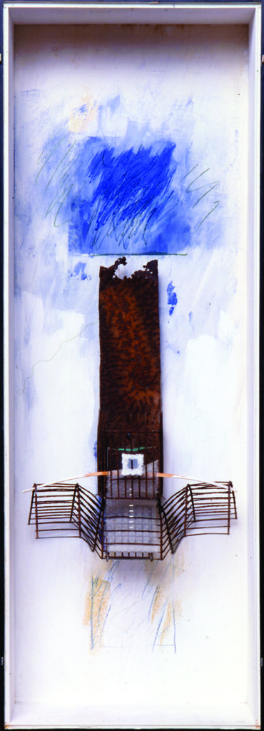 Pierre Courtois · Sans titre · Boîte, technique mixte, 90 x 30 x 11 cm · 1993