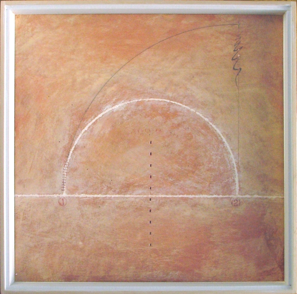 Pierre Courtois - Sans titre - Boîte techniques mixtes - 32 x 32 x 5 cm - 2004