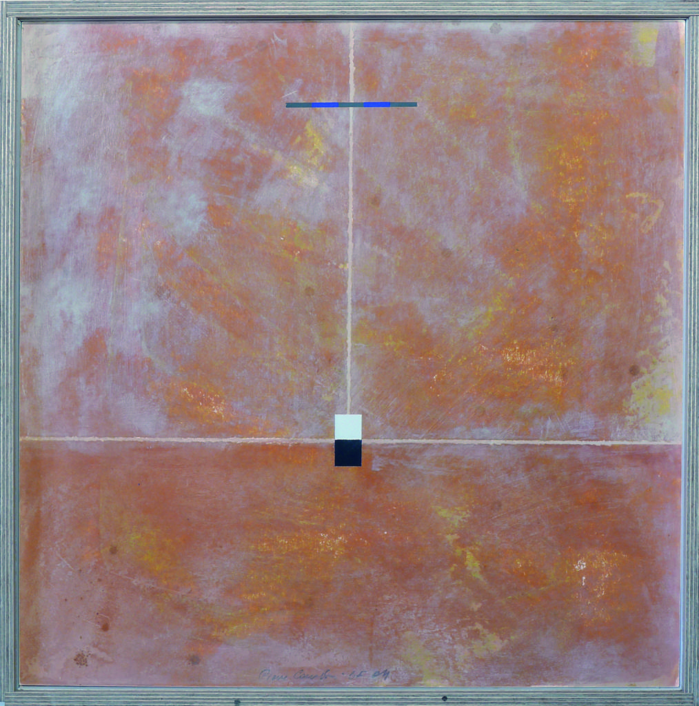 Pierre Courtois - Sans titre - Boîte techniques mixtes - 50 x 50 x 7 cm - 2004