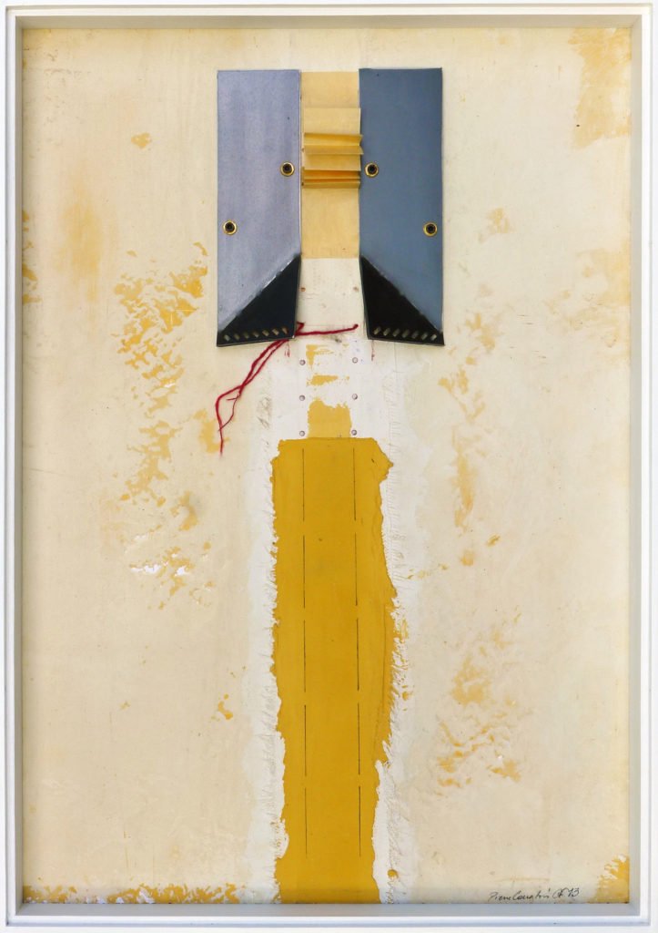 Pierre Courtois – Sans titre - Boîte, techniques mixtes et métal – 65 x 46 x 5 cm - 2013